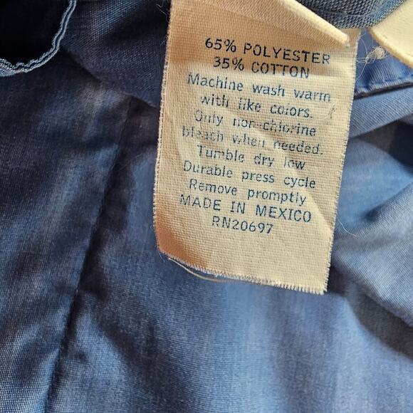 Dickies Vintage Coveralls Mens Size 44 Medium Blue 90s Utility Streetwear Grunge - Picture 14 of 14